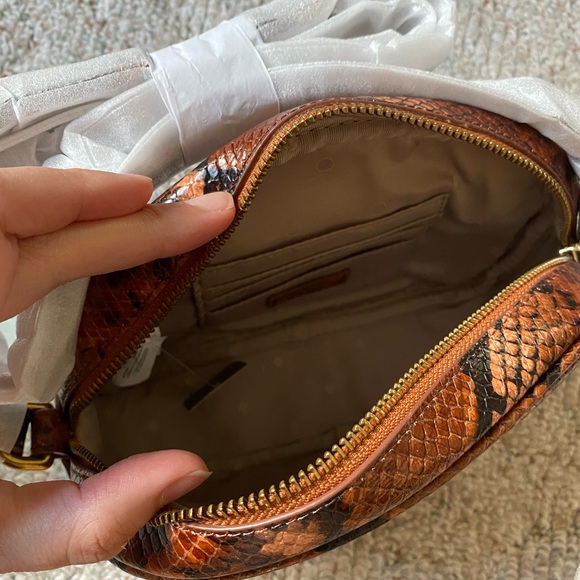 JCREW Leather Feaux Snakeskin Bag - Picture 3 of 4